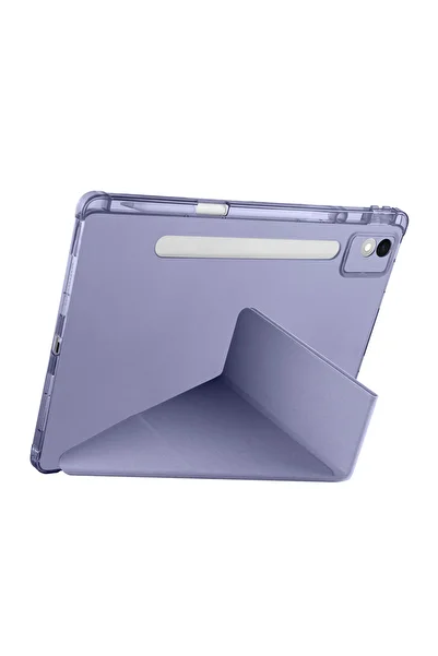 EHZ TEKNOLOJİ مجموعة ماوس لوحة مفاتيح متوافقة مع Lenovo Idea Tab Pro 12.7 TB-373FU + حافظة كمبيوتر لوحي مع حامل
