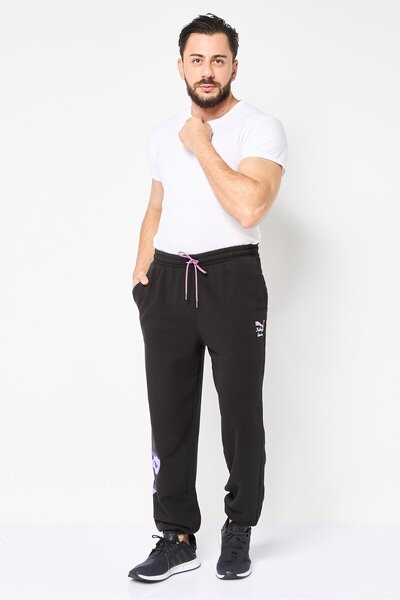 Puma x KidSuper Studios Men Sportswear Fit Running Sweatpants, Black