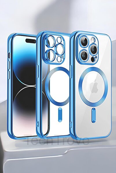 TechTrove iPhone 13 Pro Max Kılıf Kamera Korumalı Sararma Yapmaz Magsafe Şarj...