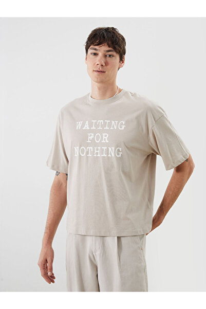 LC Waikiki Rmz Gi̇yi̇m Farkiyla Zero Roba Collar Printed Combed Cotton Men's ...