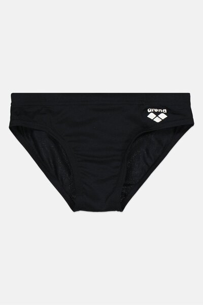 ARENA Kids Boy Brand Logo Drawstring Swim Brief, Black