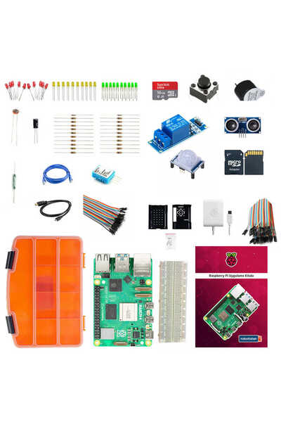 Robotistan Raspberry Pi 5 - 8 GB Süper Başlangıç Seti