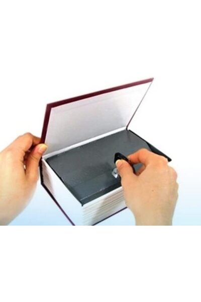 AC BOX Book-Looking Piggy Bank Hidden Money Safe Book Piggy Bank (Navy Blue, Large) Ac Box 861931