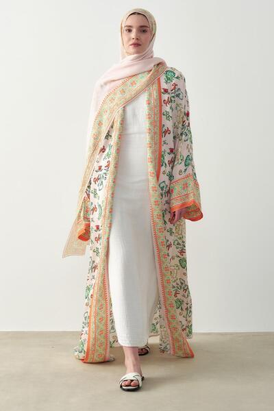 carell Pearl Flush Abaya Powder