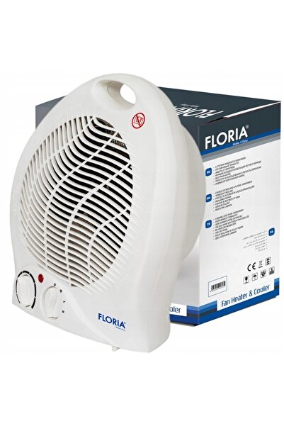 Floria Aeroterma ZLN-6171, Alb Putere 2000W, Protectie supraincalzire, Termostat reglabil,