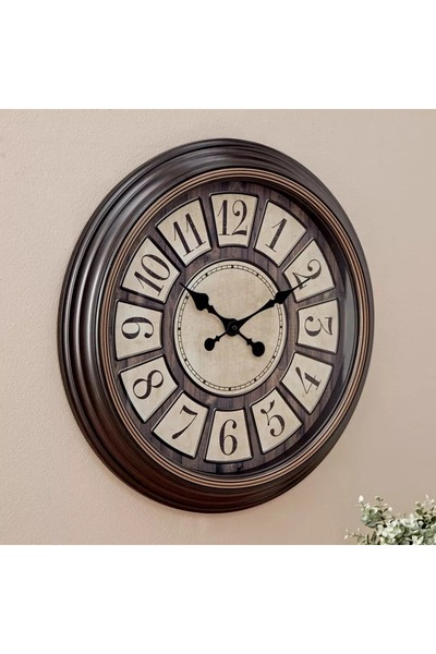 Home Box ساعة حائط ساراتوجا - 56×5 سم