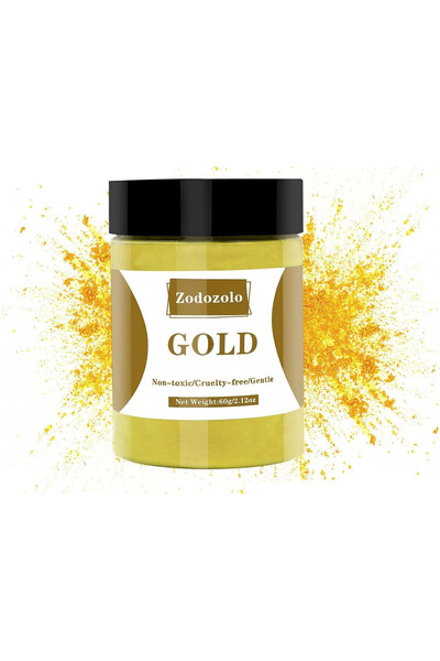 Zodozolo pulbere de rășină epoxidică, auriu, 60 g