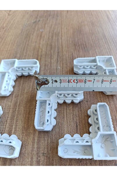 SAĞLAMYAPI Sağlam Yapı 17X25 Sineklik Köşe Takozu Beyaz 5 Adet