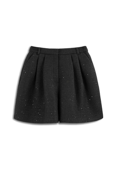 Machka Payetli tüvit şort