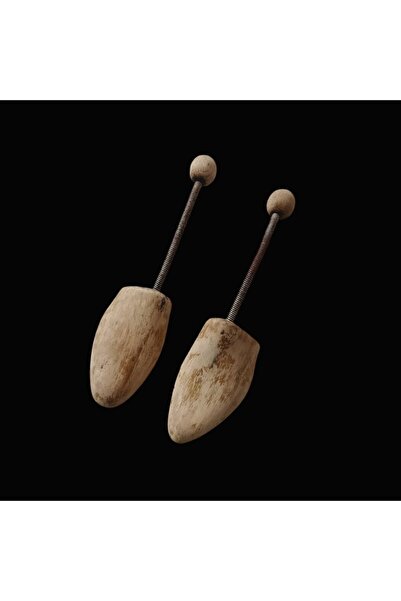 shop emektar eskiler Ahşap Metal Yaylı Ayakkabı Kalıbı