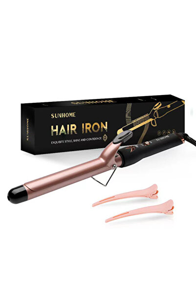 Sunhome Professional Hair Curler 25mm ,Curling Iron Gold/Black