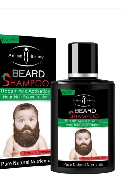 Aichun Beauty Beard Hair Growth Shampoo Regeneration Repair and Activation Pu...