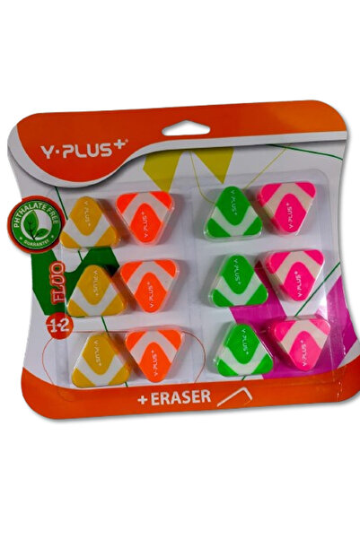 Y Plus ممحاة Y-PLUS 12 قطعة EX170211