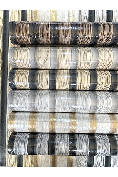 Golden DUVAR KAĞIDI-BORDÜR Silinebilir Çıta Görünümlü 5.2Metrekare Duvar Kağıdı