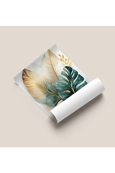 Rosaart Frameless Poster, Digital Printing, Monstera, Office Living Room Decoration, Poster