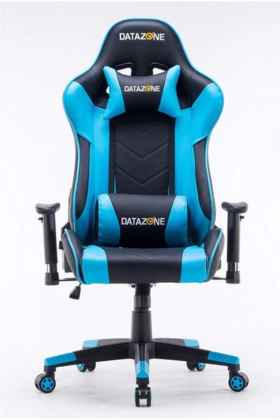 Datazone كرسي ألعاب فيديو مريح قابل للتعديل، كرسي مكتب تنفيذي عالي الظهر مع م...
