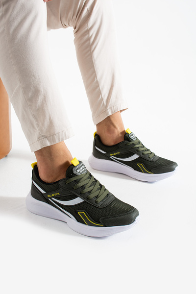 QBALVİN Casual Sneakers Sneaker Lace-Up Unisex Comfortable and Ergonomic Sneakers Breathable