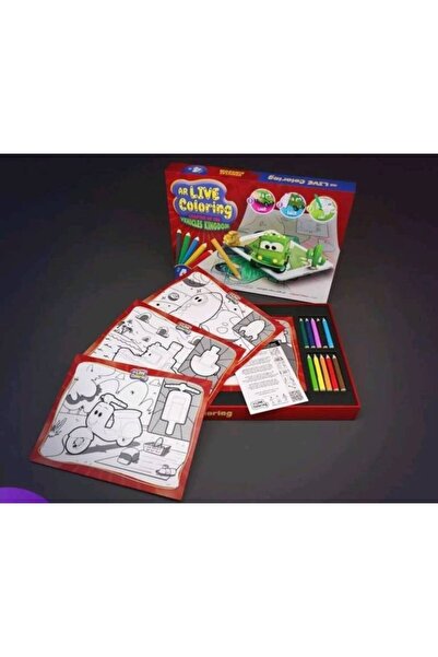 LIVE interactive Interactive Coloring Set (Kingdom of Vehicles)