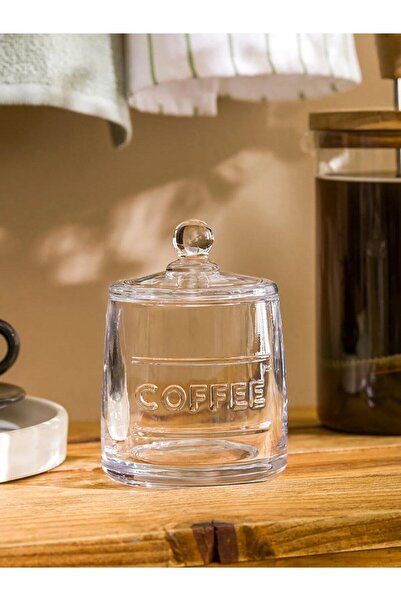 LC Waikiki Glass Coffee Jar - 8 cm