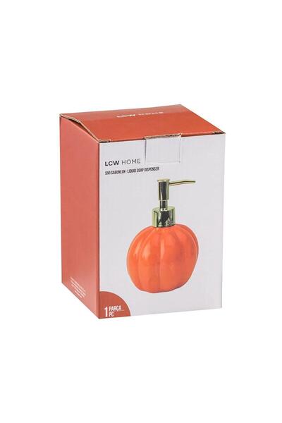 LC Waikiki Lcw Ceramic Liquid Soap Dispenser with Pumpkin Figure (W5)