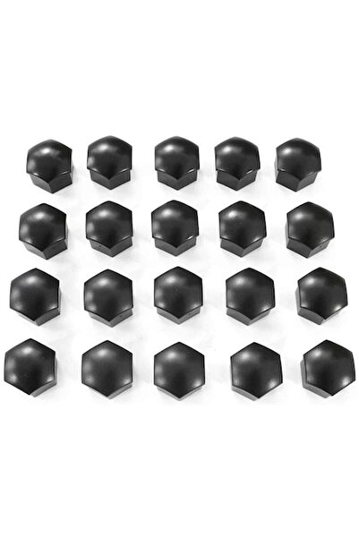 Skoda Set 20 capace prezoane, Skoda, Negru Lucios