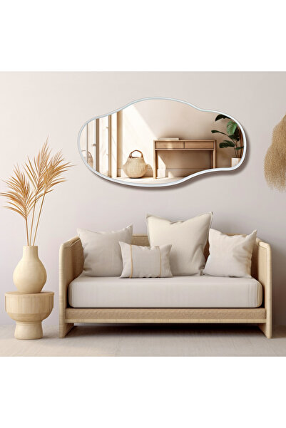 CG HOME Asimetrik Ayna, Konsol Aynası, Dresuar Aynası, Tuvalet Aynası, Boy Ay...