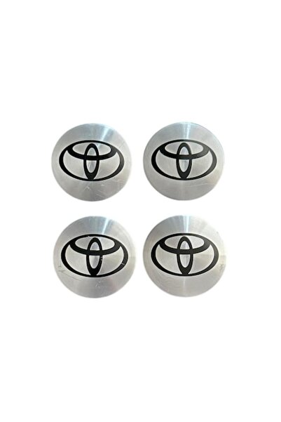 Toyota Set 4 capace roți 57mm exterior, 54mm interior argintii