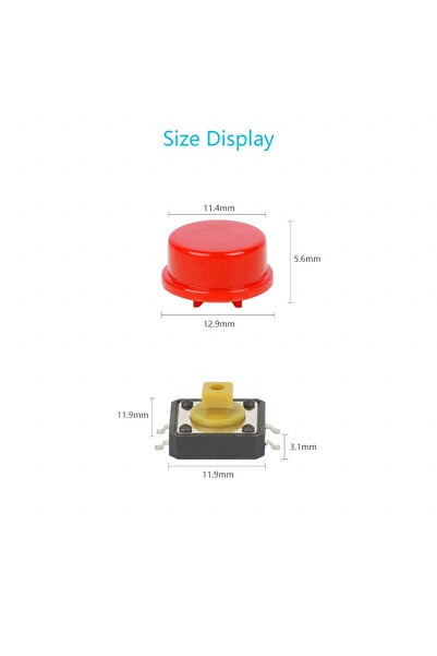 CHALA switch button set, plastic/metal, multicolor, 80 pieces