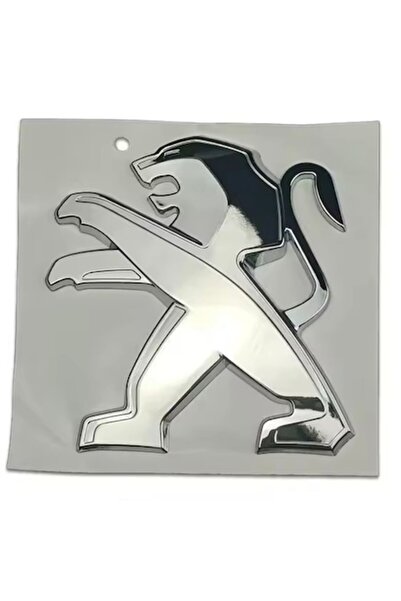 MAF Emblemă Peugeot 78mm, cromată