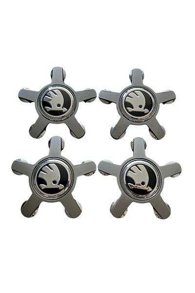 Universal Set 4 capacele Skoda Gheara 135mm pentru jante de Audi, Gri