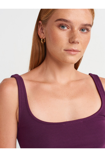 Dilvin 21057 Askılı Atlet-Mor