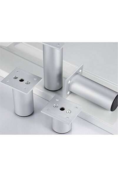 HBLZG Set of 4 adjustable aluminum furniture legs, 10 cm,