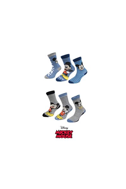 Mickey Mouse Set of 6 pairs of socks, multicolor, Mickey Mouse