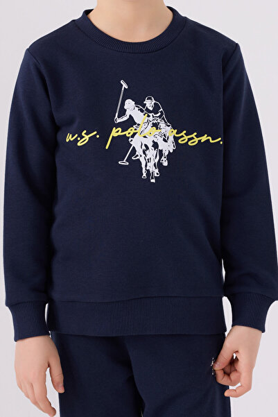 U.S. Polo Assn. U.S. Polo Assn Erkek Çocuk Koyu Mavi Eşofman Takımı