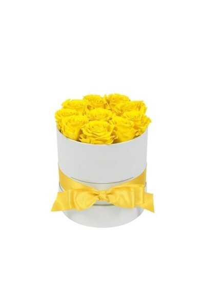 FY FashionForYou Aranjament floral cu trandafiri galbeni parfumați din săpun,...