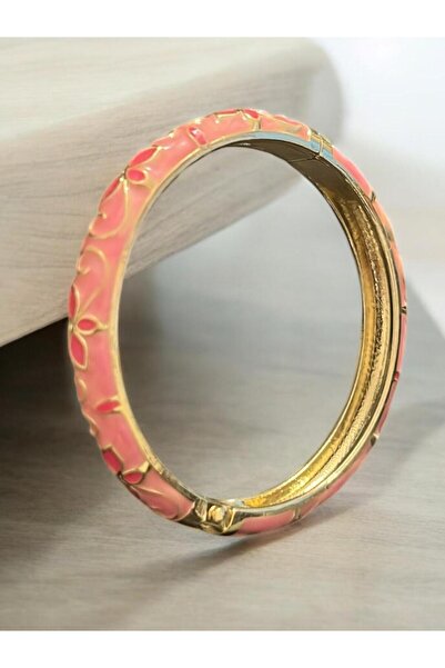 Merand Pink Gold Color Flower Pattern Women's Bracelet – Elegant and Stylish Design