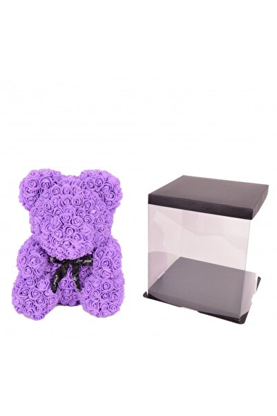 Wertcraft Decorative Bear Wertcraft® Soap Flowers, 25 cm, Purple