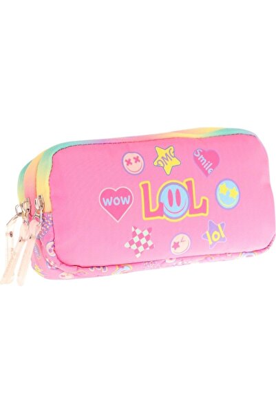 KAUKKO Geantă pentru creion cu 3 compartimente pentru copii (create Letter)kr...