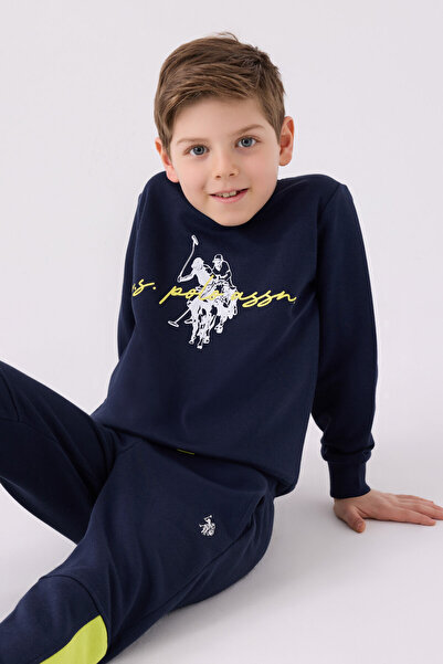 U.S. Polo Assn. U.S. Polo Assn Erkek Çocuk Koyu Mavi Eşofman Takımı