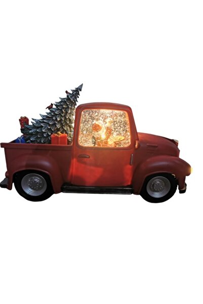 Vision XXI Decoratiune luminoasa si muzicala de Craciun, Camioneta Retro cu B...