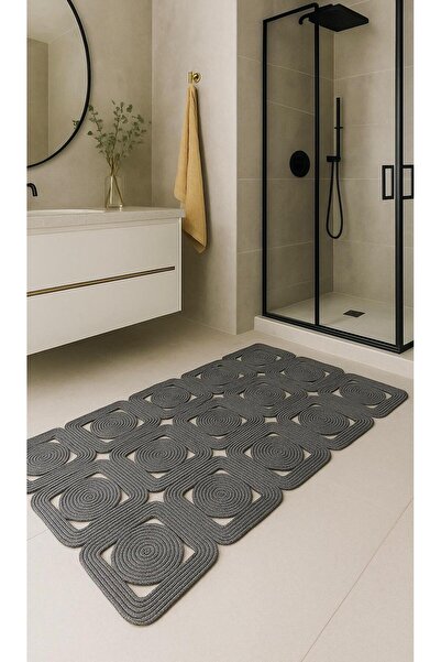 MaVaux Solena Jüt Hasır Dikdörtgen Şık Kilim Halı Paspas Yolluk Evinizi Şımar...