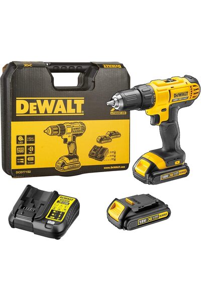 Dewalt Lithium Ion Battery 18V Cordless Electric Drill DCD771S2