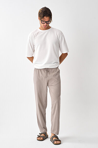 Shooter Sportswear Men's Plus Size Linen Trousers