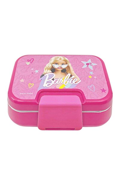 Barbie Desenli Pembe Çelik Beslenme Kabı 3469