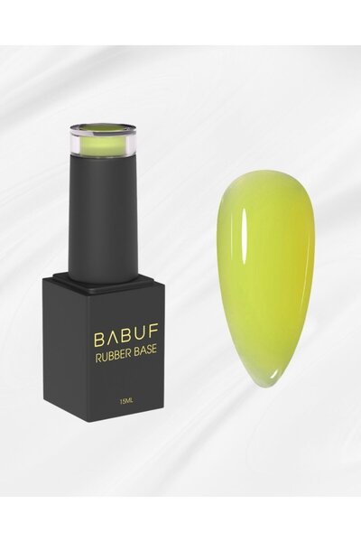 BABUF Baza Rubber Naturala | Glow Lemonade | RB 20 | 15 ml