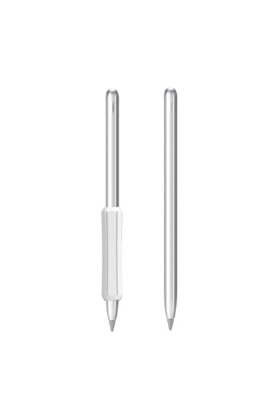 dalip Husă din silicon compatibilă cu Apple Pencil 1/2 și Huawei M-Pencil, albă
