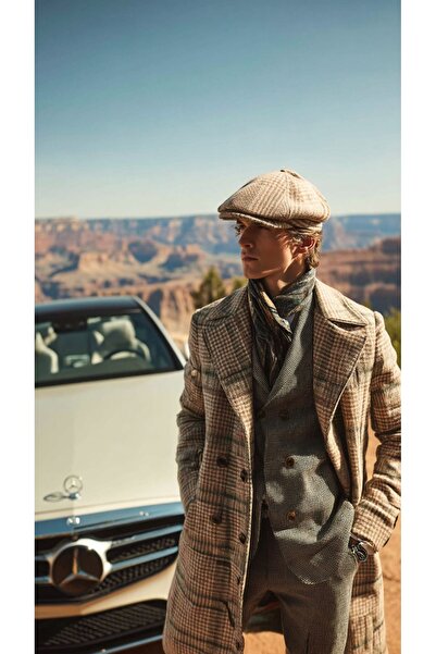 LAGRANZE Stamps British Vintage Men's Hat