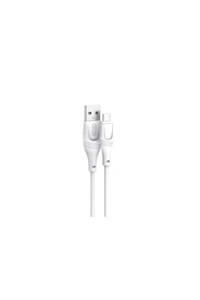 Xo Charging and data transfer cable, XO-NB238, USB A to Micro USB, 2.1A, 3m length, White