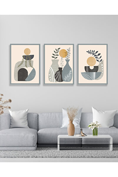 woodsia 3-dijelni set za slikanje u drvenom MDF okviru UCMD SET1052