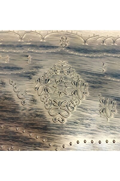 OEM Vintage Style Rectangular Brown Plastic Serving Tray